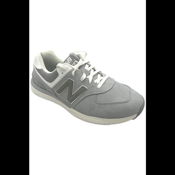 New Balance Women's Athletic Sneakers 574 Core Dark Grey/White - Medium - Picture 1 of 3